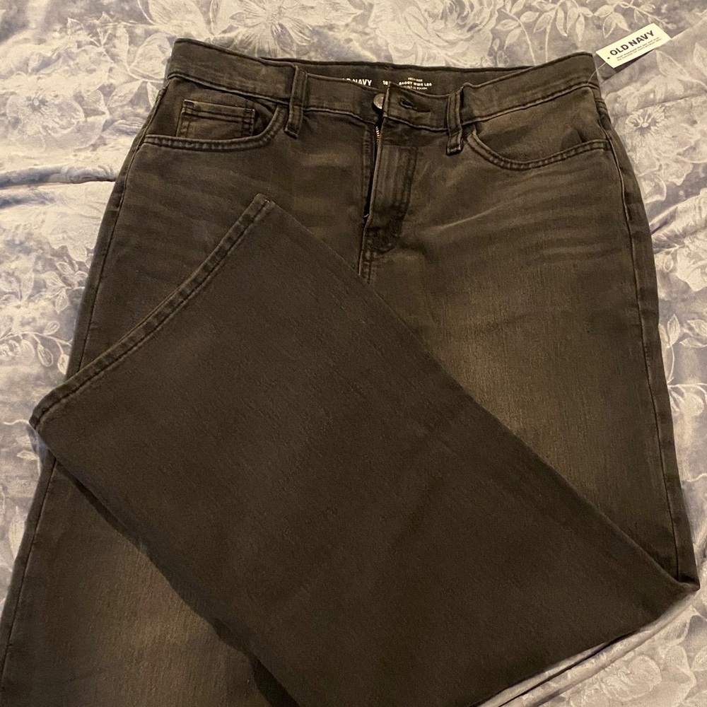Old Navy Girl’s Dark Gray Bootcut Jeans